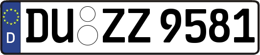 DU-ZZ9581