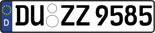 DU-ZZ9585