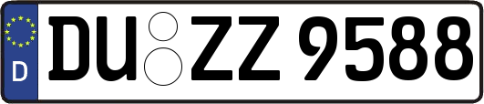 DU-ZZ9588