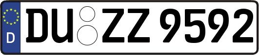 DU-ZZ9592