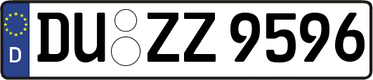 DU-ZZ9596