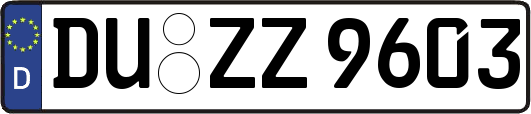 DU-ZZ9603