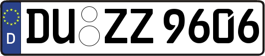 DU-ZZ9606