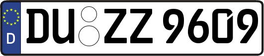 DU-ZZ9609