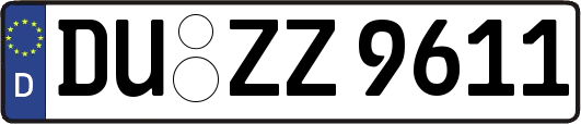 DU-ZZ9611