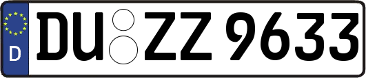 DU-ZZ9633