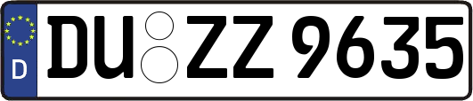DU-ZZ9635