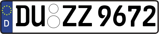 DU-ZZ9672
