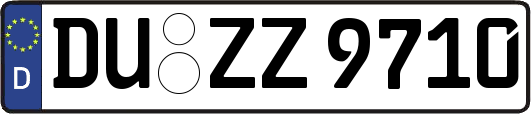DU-ZZ9710