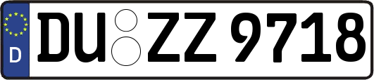 DU-ZZ9718
