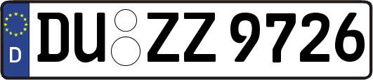 DU-ZZ9726