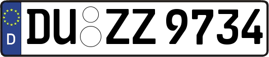 DU-ZZ9734