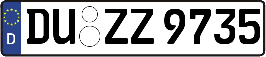 DU-ZZ9735