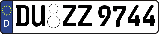 DU-ZZ9744