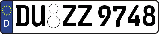 DU-ZZ9748