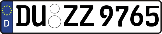DU-ZZ9765