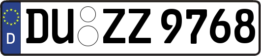 DU-ZZ9768