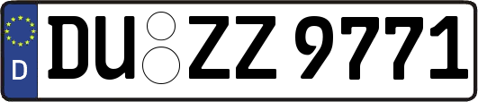 DU-ZZ9771