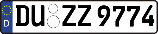 DU-ZZ9774