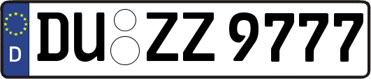 DU-ZZ9777