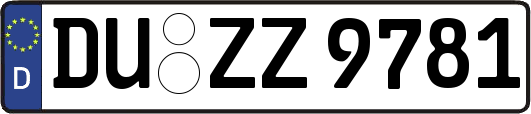 DU-ZZ9781