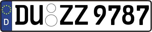 DU-ZZ9787