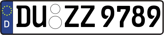 DU-ZZ9789