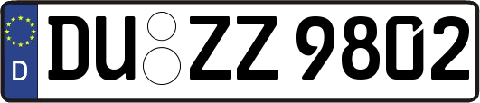 DU-ZZ9802