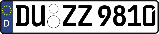 DU-ZZ9810