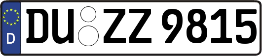 DU-ZZ9815