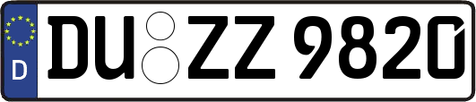 DU-ZZ9820