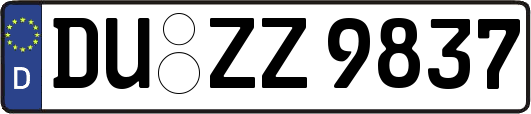 DU-ZZ9837