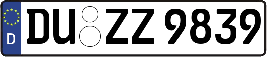DU-ZZ9839