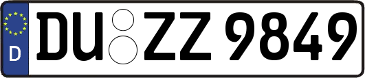 DU-ZZ9849
