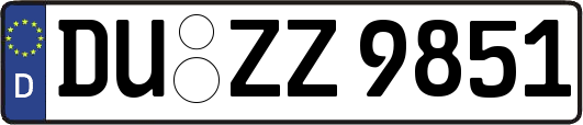 DU-ZZ9851