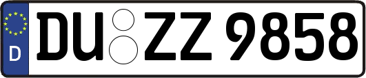 DU-ZZ9858