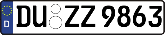 DU-ZZ9863