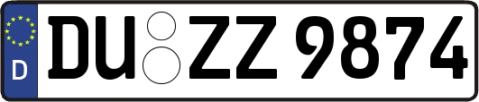 DU-ZZ9874
