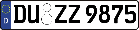 DU-ZZ9875