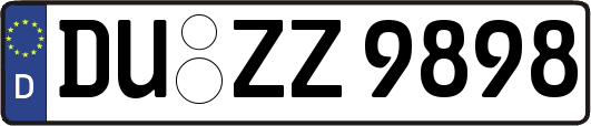 DU-ZZ9898