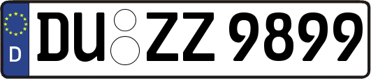 DU-ZZ9899