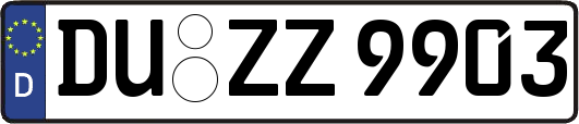 DU-ZZ9903