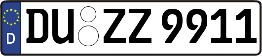 DU-ZZ9911