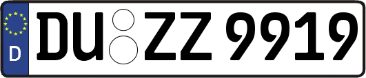 DU-ZZ9919