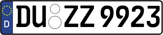 DU-ZZ9923