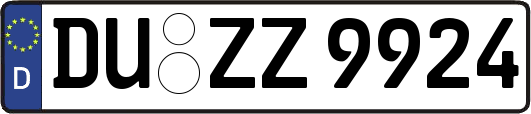 DU-ZZ9924