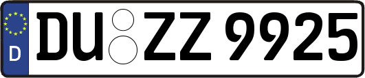 DU-ZZ9925