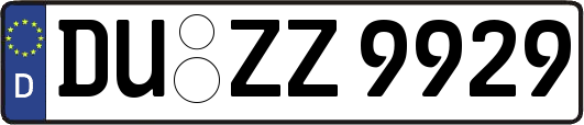 DU-ZZ9929