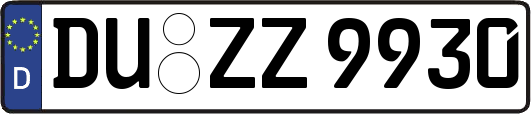 DU-ZZ9930