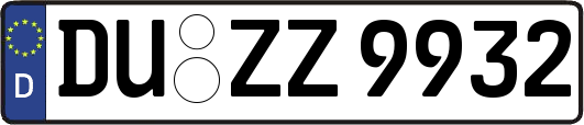DU-ZZ9932
